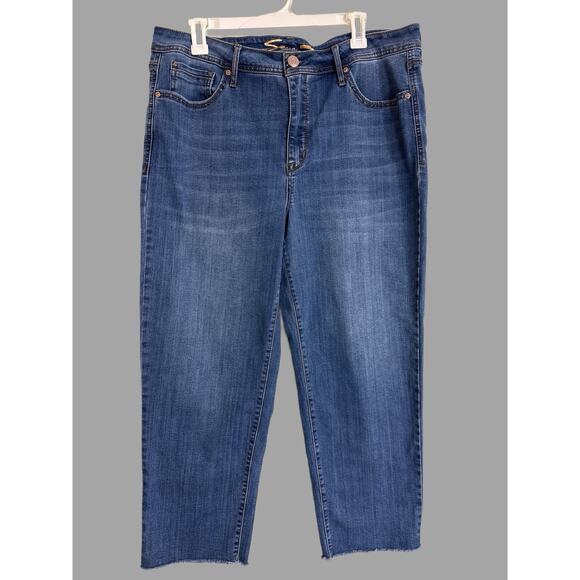 Women's Seven7 Madison Straight Jeans Size 14 - Picture 1 of 14